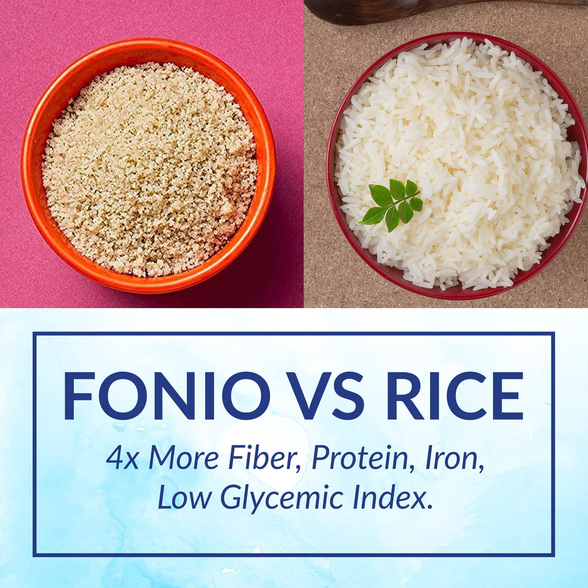 Yolélé Fonio African Supergrain – Precooked Gluten-Free 3x10oz Pack