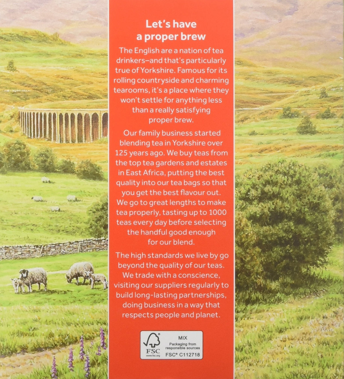 Yorkshire Tea Red Black Tea Bags – 400 Total, Classic Breakfast Blend