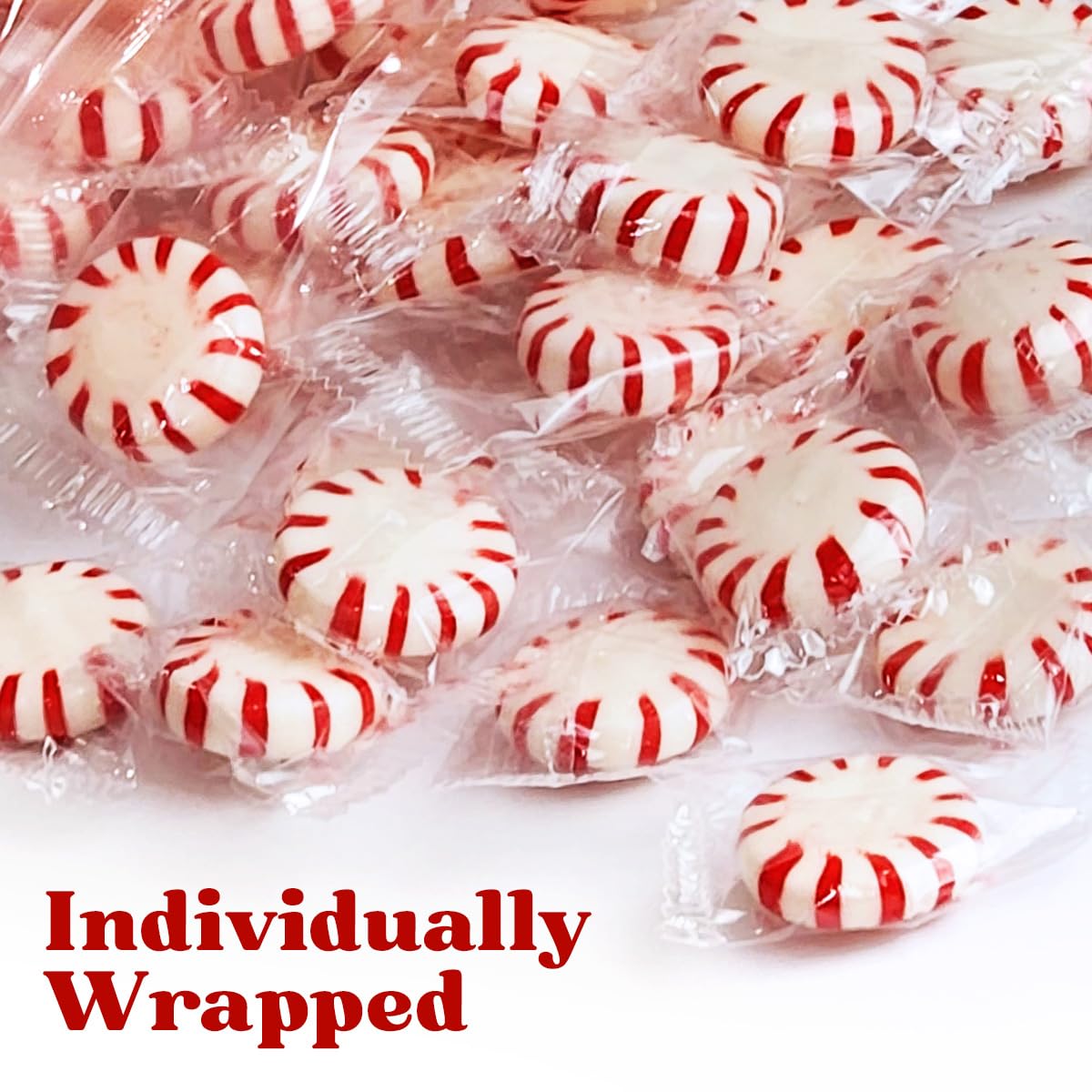 Yumzo Starlight Peppermints Candy – Individually Wrapped Office Mints, 5lb Bulk
