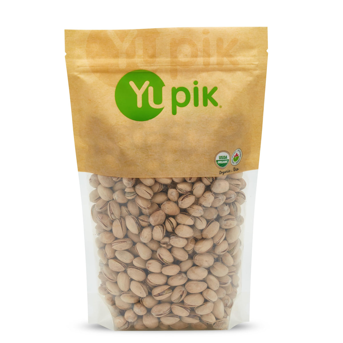 Yupik Organic Dry Roasted Salted Pistachios in Shell – 2.2 lb | Gluten-Free, Kosher, Non-GMO, Vegan