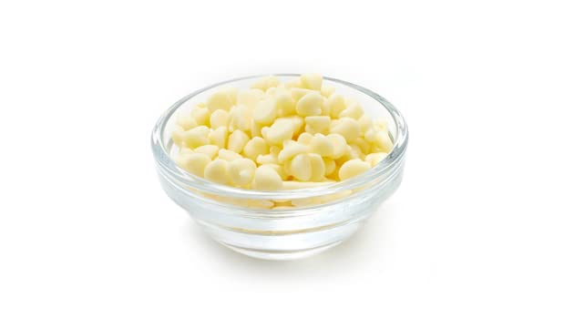 Yupik White Chocolate Chips, 2.2 lb — Gluten Free, Kosher Dairy, Cocoa Butter, Melts Smoothly