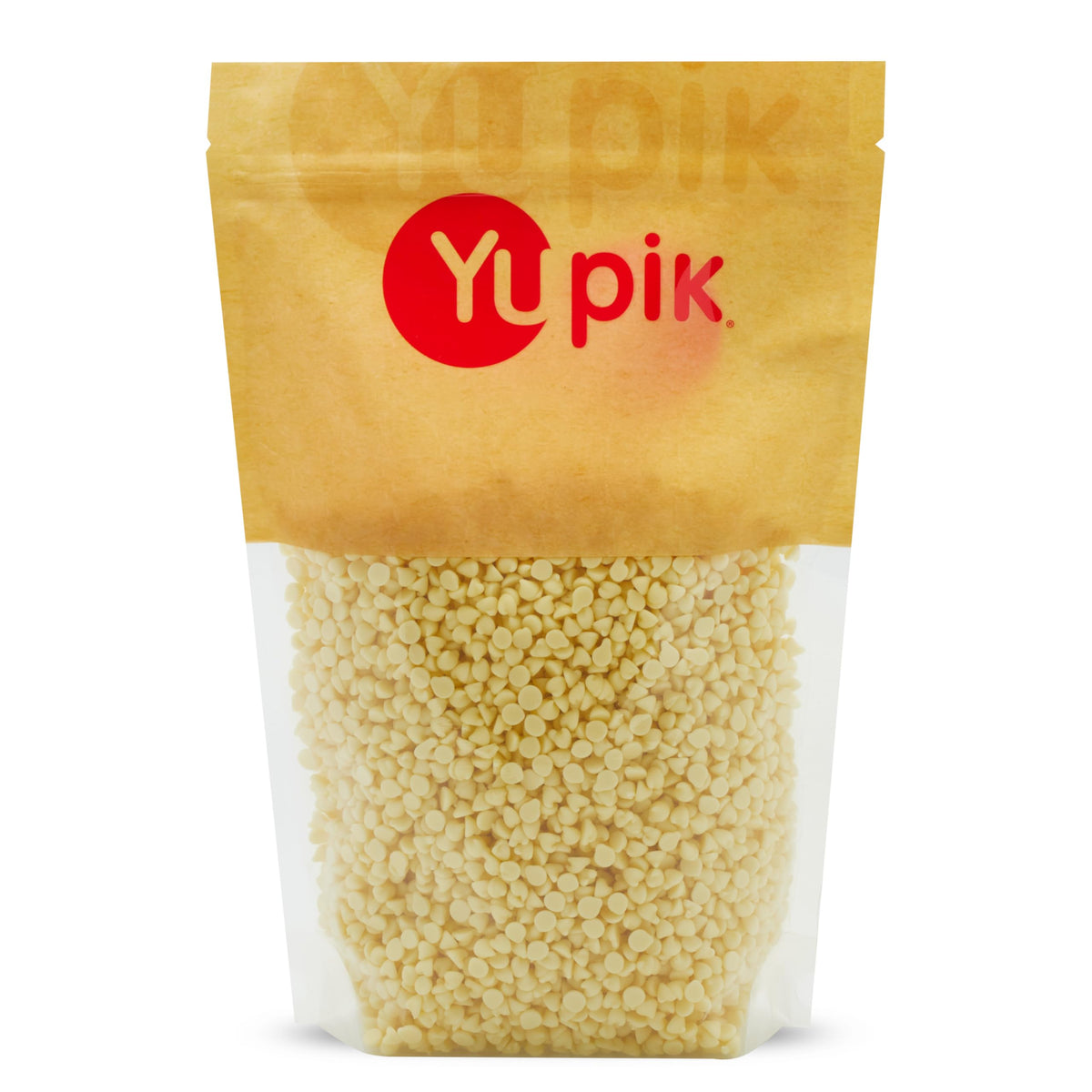 Yupik White Chocolate Chips, 2.2 lb — Gluten Free, Kosher Dairy, Cocoa Butter, Melts Smoothly