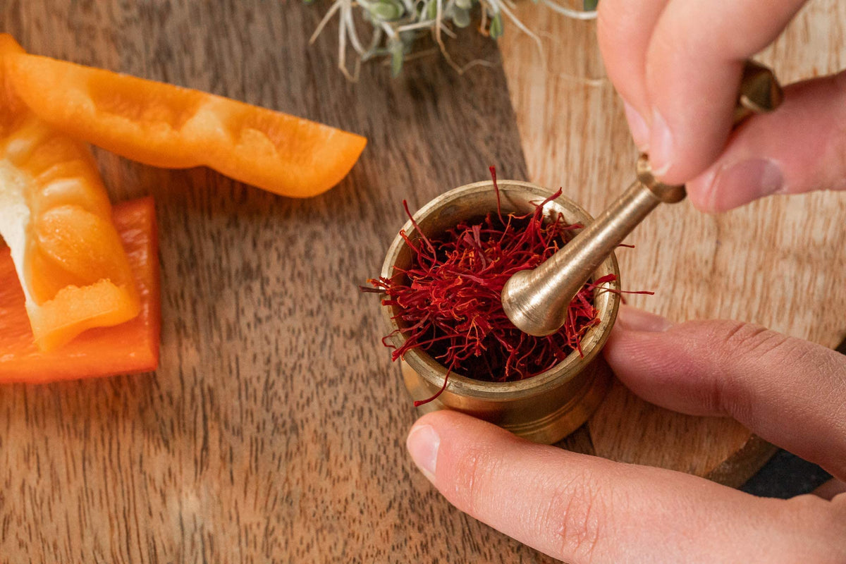 Zaffrus Organic Saffron Threads — Premium All-Red, 1.5g (ISO 3632-1)