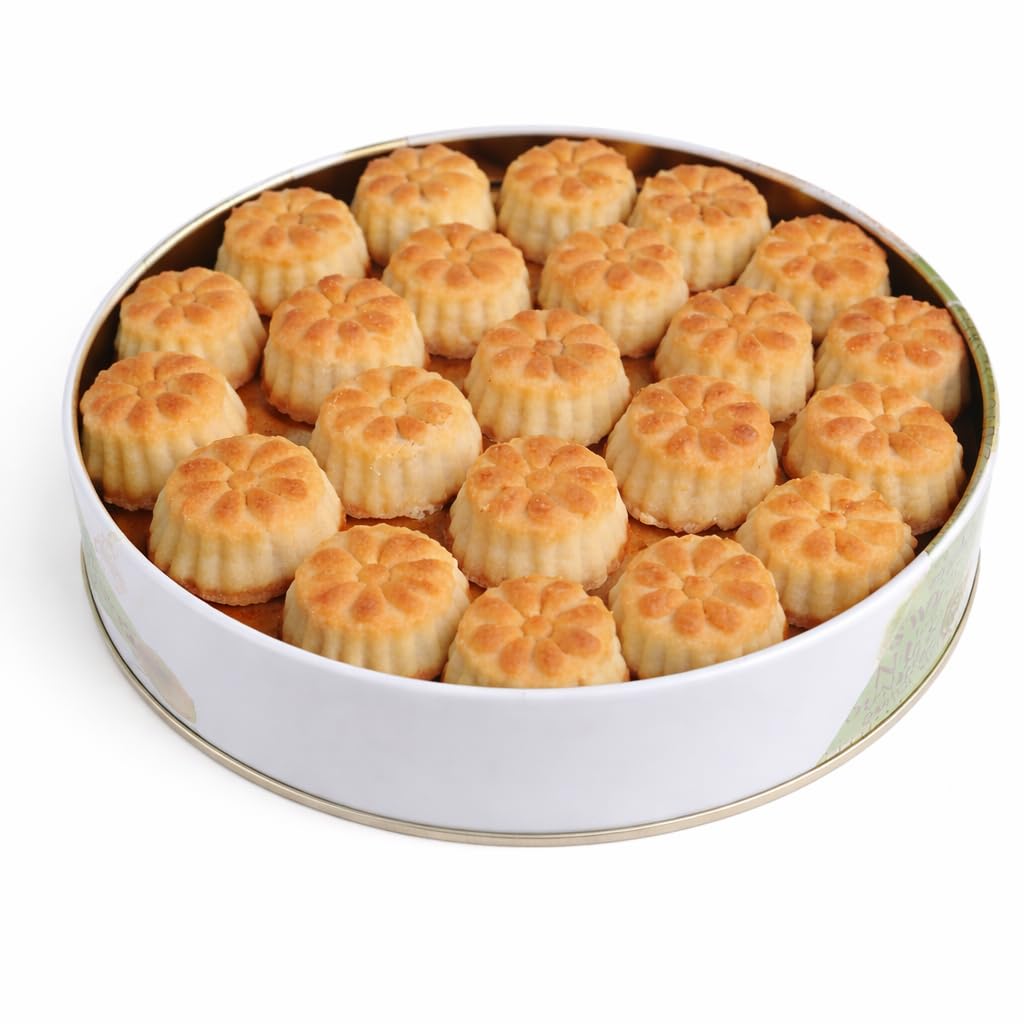 Zaitoune Maamoul Date Cookies – Authentic Middle Eastern Sweets in Elegant Gift Tin (9 oz)