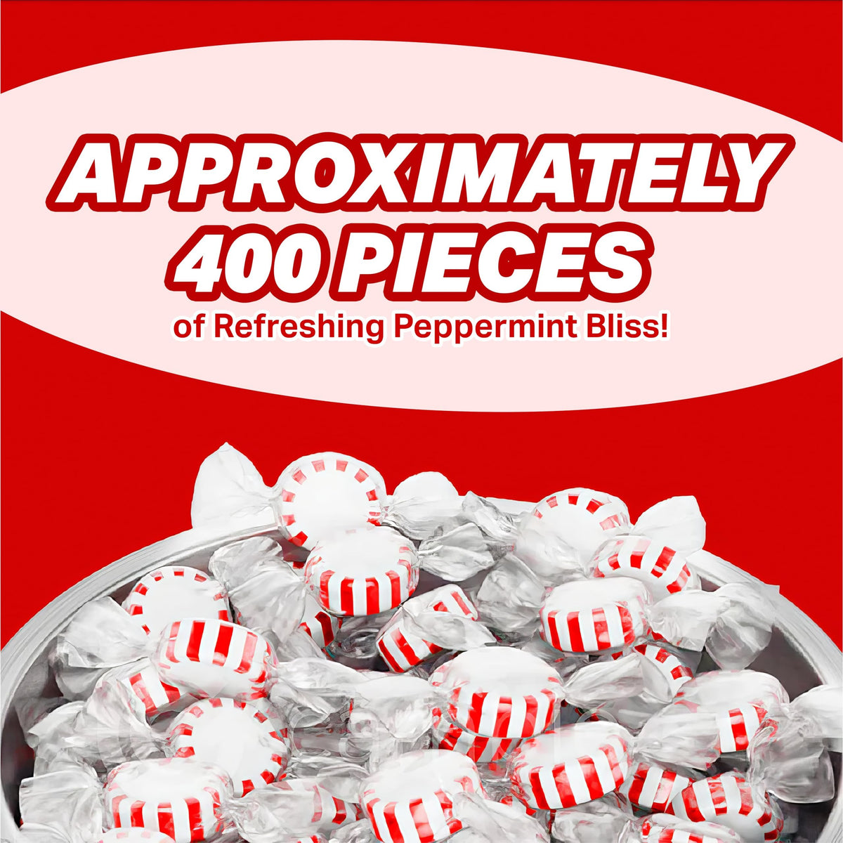 Zenya Tea Shop: Bulk Starlight Peppermint Mints Candy – Individually Wrapped, 5 lb Bag