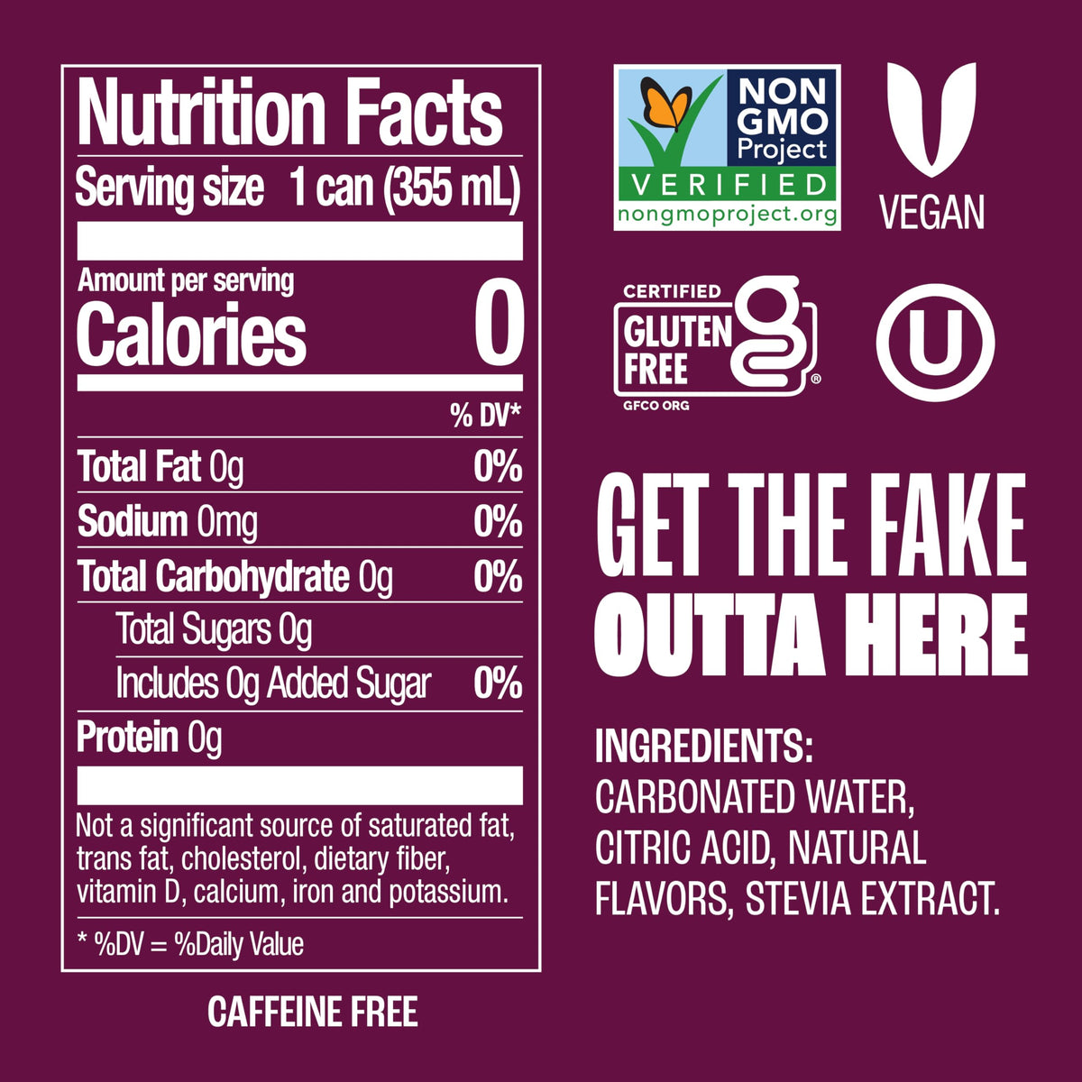 Zevia Zero Sugar Soda – Black Cherry, 12 oz Cans (24-Pack) | Naturally Sweetened, Non-GMO, Gluten-Free