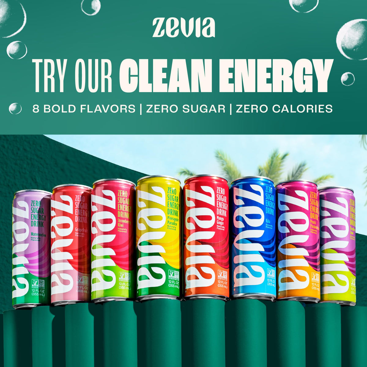 Zevia Zero Sugar Soda Nostalgic Variety Pack – 24-Pack, 12 oz Cans, Non-GMO, Gluten-Free, Vegan