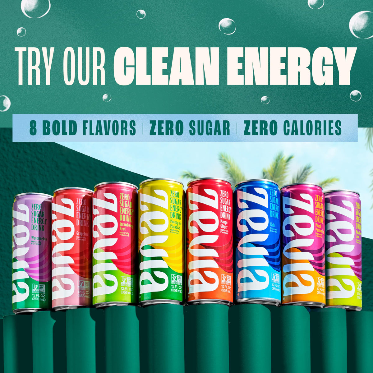 Zevia Peaches and Cream Zero Sugar Soda – 24-Pack, Caffeine Free, Gluten Free, Non-GMO