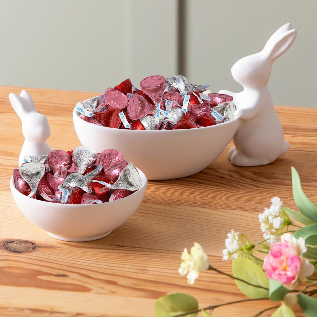 Valentine’s Kisses Milk Chocolate Candy – 2 lb Bulk, Individually Wrapped by Zisbers