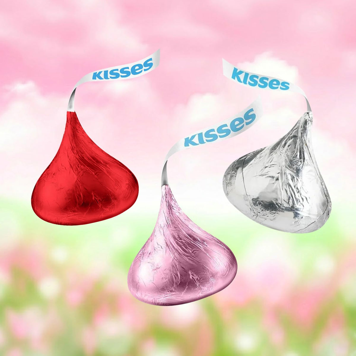 Valentine’s Kisses Milk Chocolate Candy – 2 lb Bulk, Individually Wrapped by Zisbers
