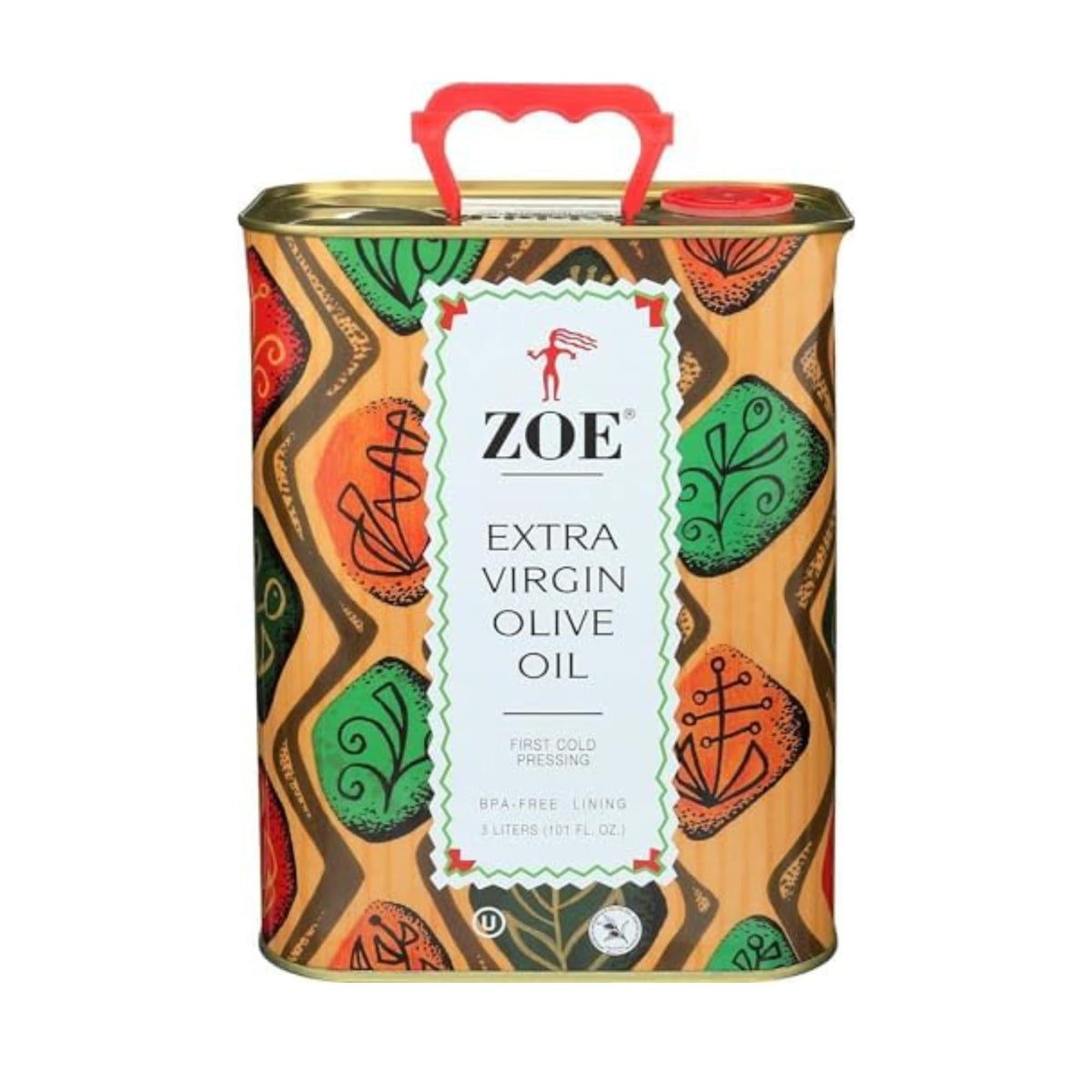 ZOE Extra Virgin Olive Oil 3L Tin | First Cold-Pressed Spanish Olives