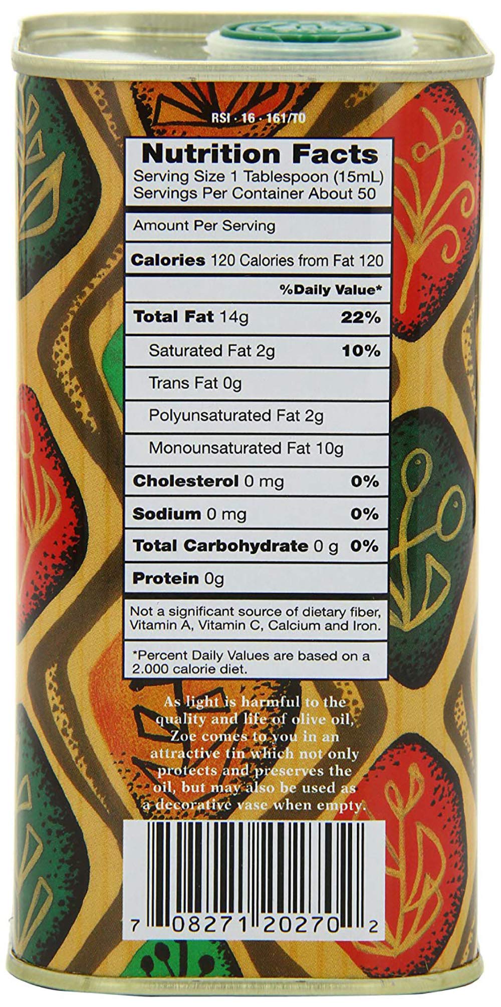 ZOE Organic Extra Virgin Olive Oil – 25.5 oz | Cold-Pressed Spanish EVOO