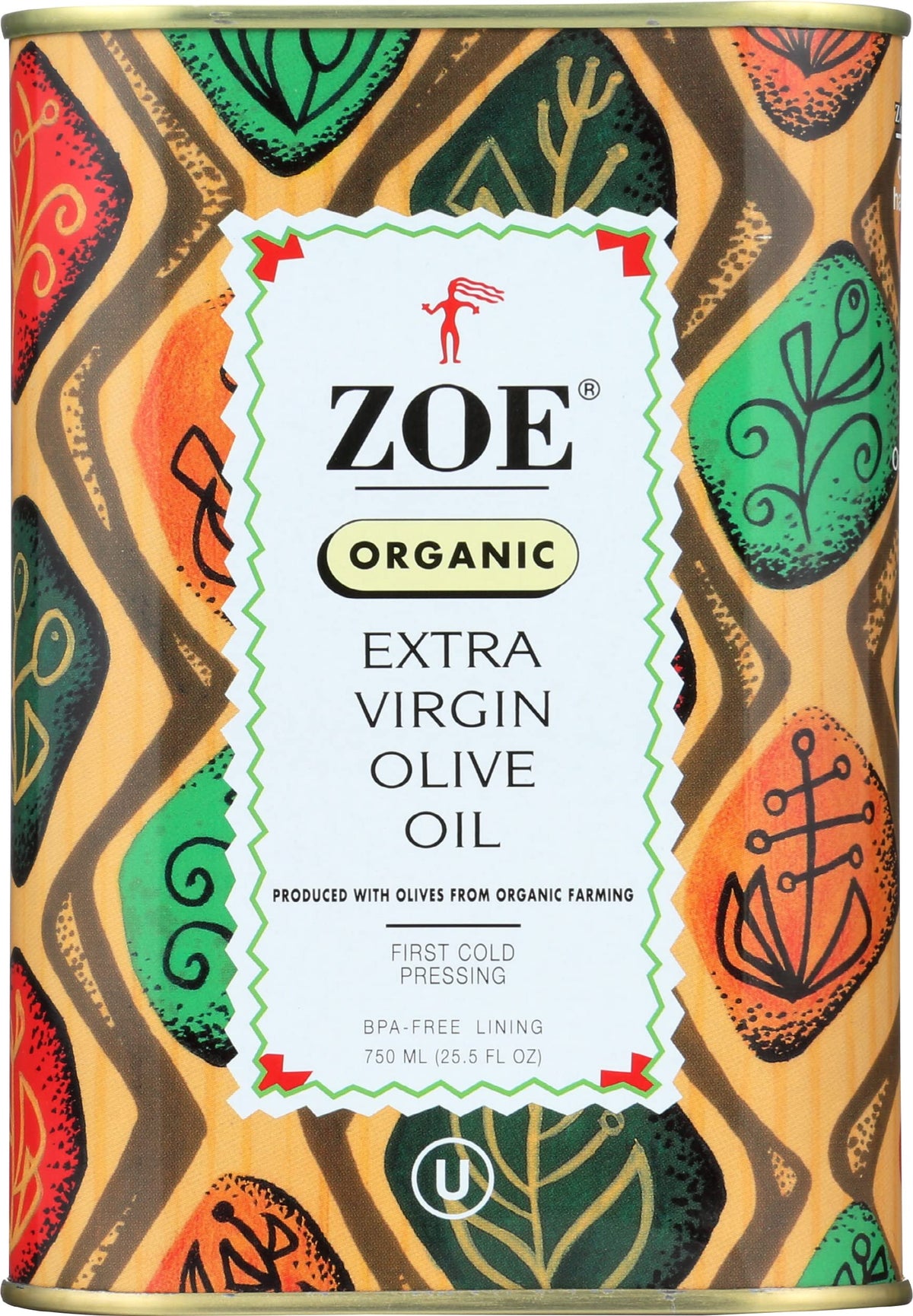 Zoe Organic Extra Virgin Olive Oil – 25.5 oz Bottle | Premium Spanish EVOO