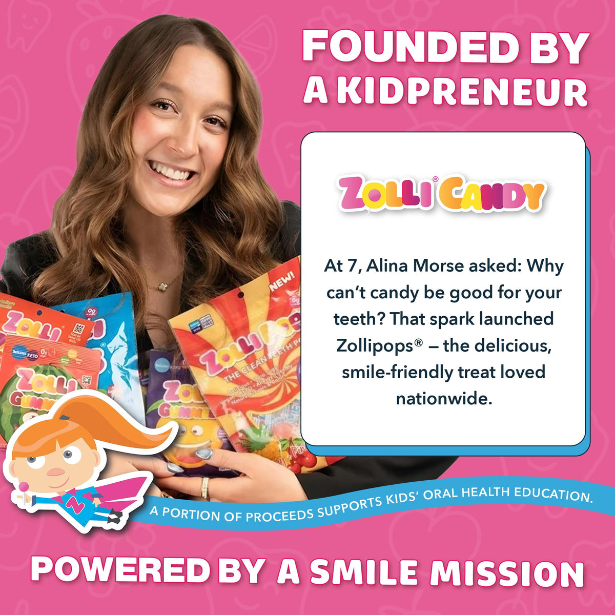 Zolli Ball Popz Clean Teeth Sugar Free Candy – Dye-Free, Keto & Diabetic-Friendly Kids Treats (Natural Fruit Flavors, 60 Count)