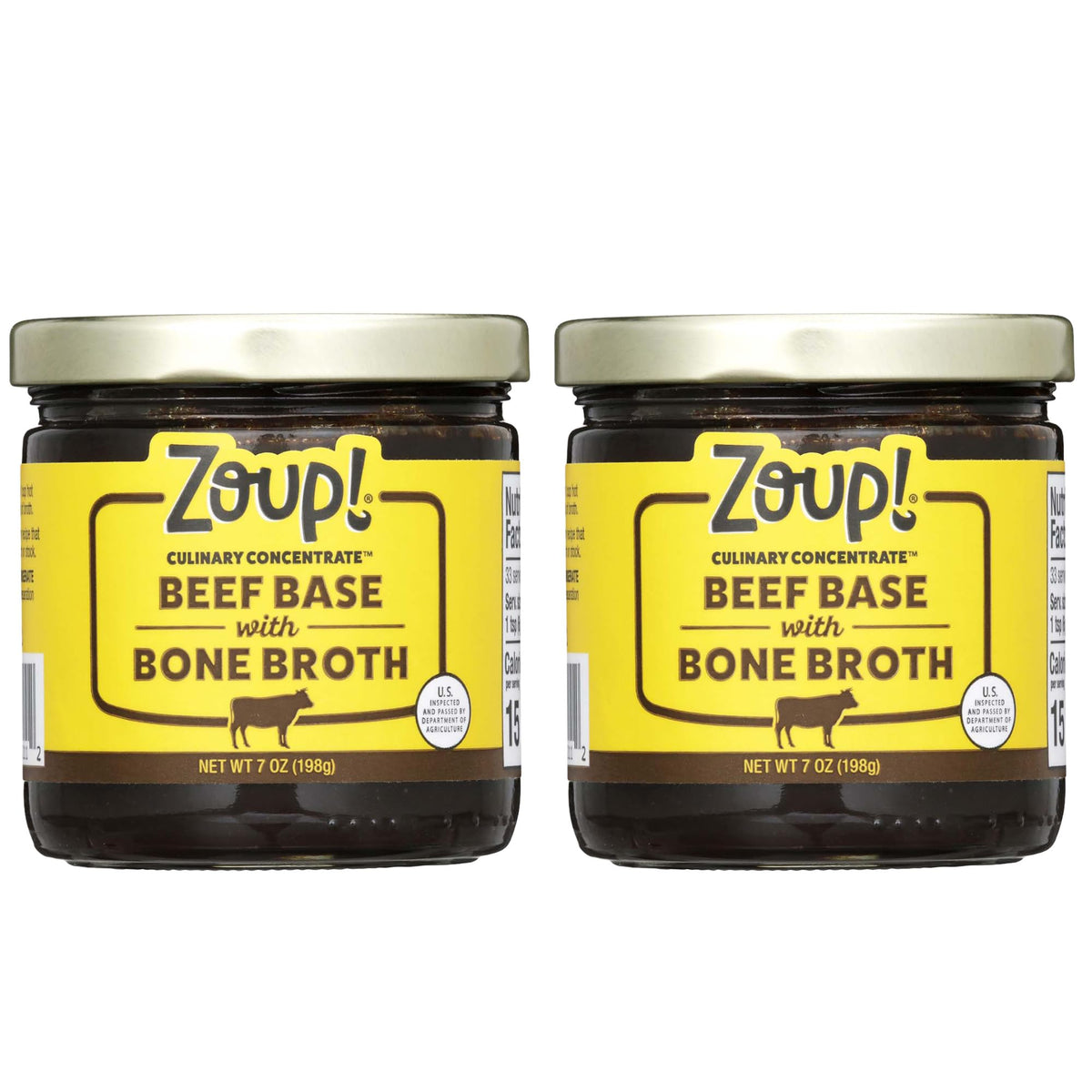 Zoup! Beef Bone Broth Culinary Concentrate – 2 Pack, 7 oz Each
