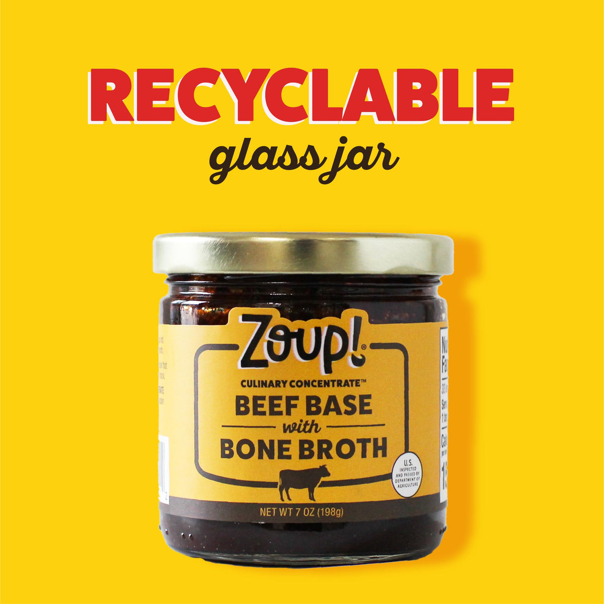Zoup! Beef Bone Broth Culinary Concentrate – 2 Pack, 7 oz Each