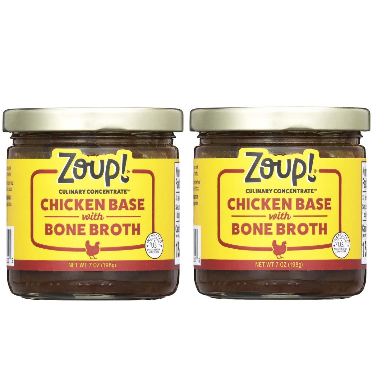 Zoup! Chicken Bone Broth Culinary Concentrate – 2 Pack, 7oz Each