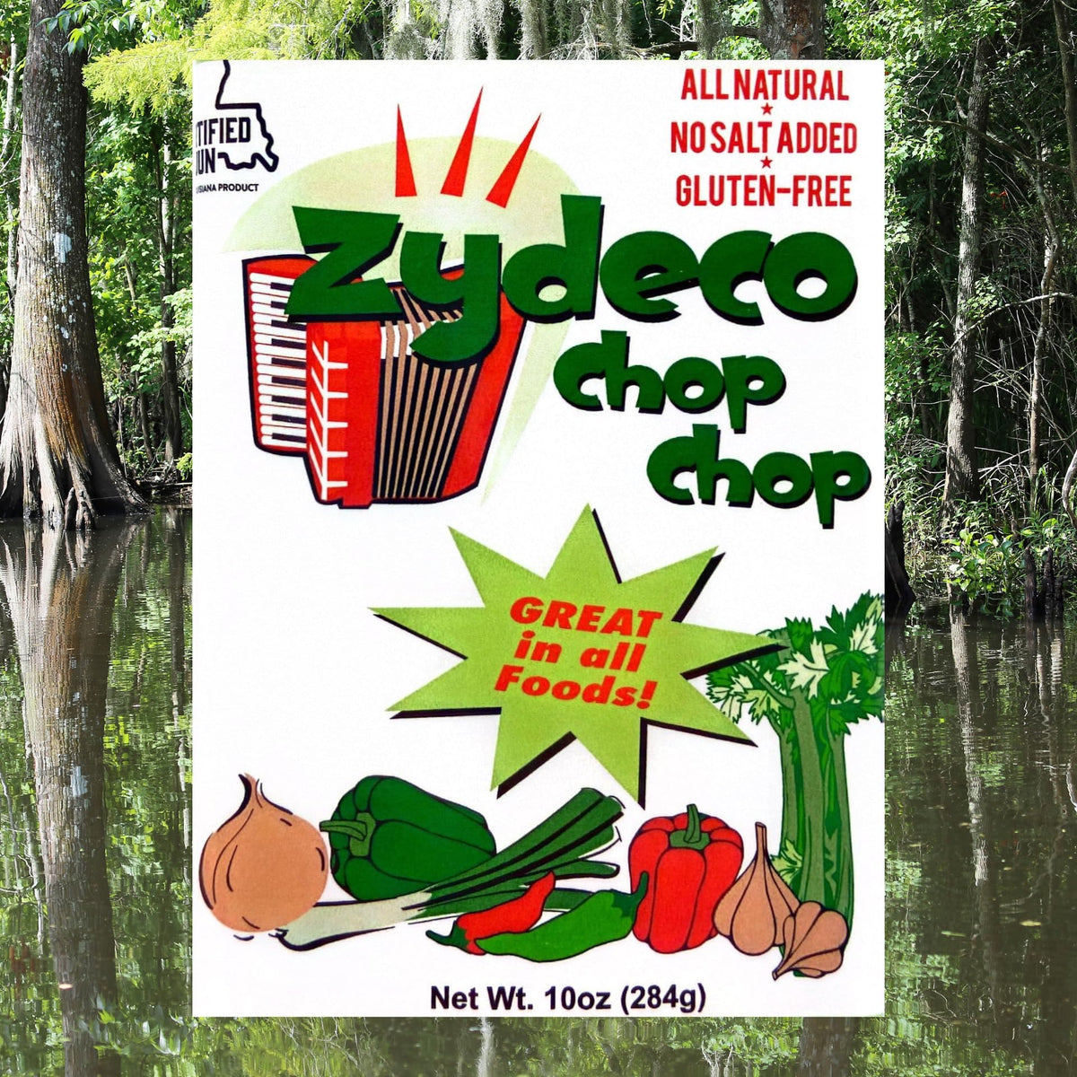 Zydeco Chop Chop Cajun Seasoning Base (10oz, Pack of 2)