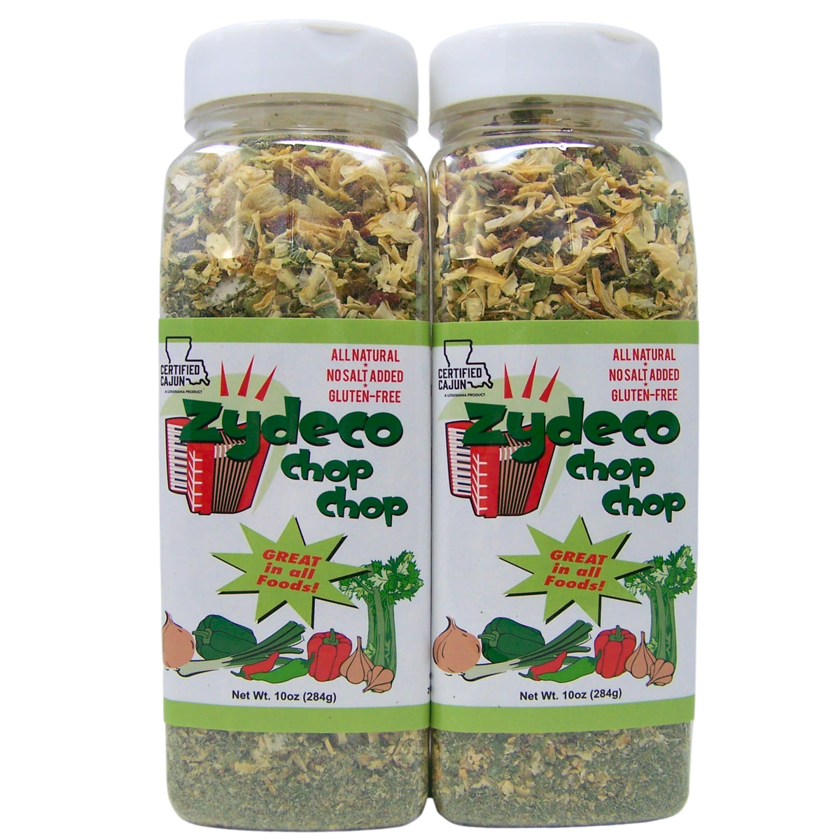 Zydeco Chop Chop Cajun Seasoning Base (10oz, Pack of 2)
